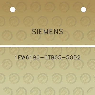 siemens-1fw6190-0tb05-5gd2