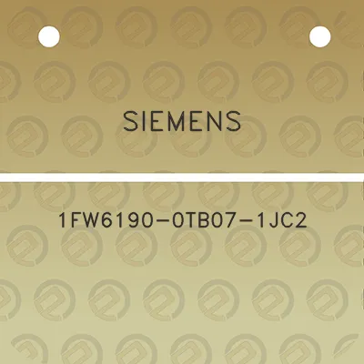 siemens-1fw6190-0tb07-1jc2