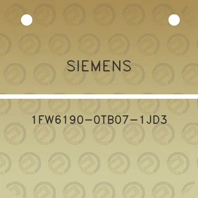 siemens-1fw6190-0tb07-1jd3