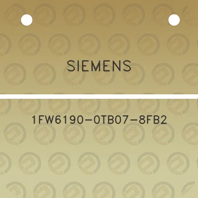 siemens-1fw6190-0tb07-8fb2