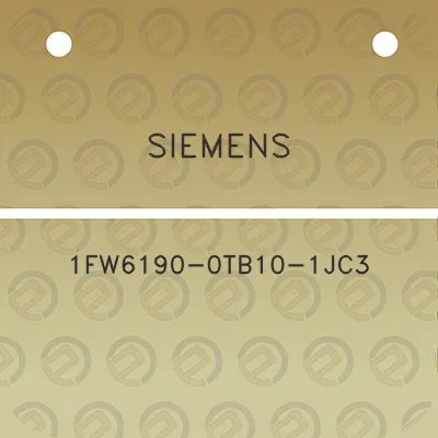 siemens-1fw6190-0tb10-1jc3