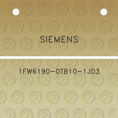 siemens-1fw6190-0tb10-1jd3