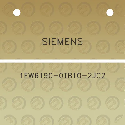 siemens-1fw6190-0tb10-2jc2