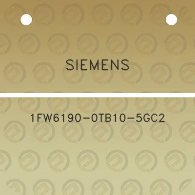 siemens-1fw6190-0tb10-5gc2