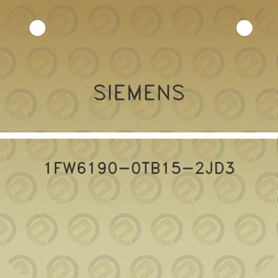 siemens-1fw6190-0tb15-2jd3