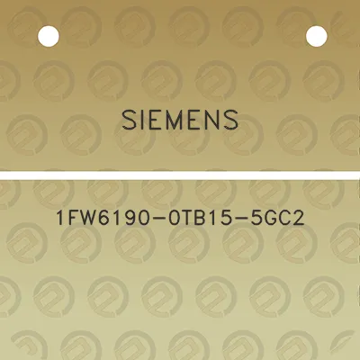 siemens-1fw6190-0tb15-5gc2