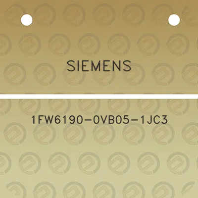 siemens-1fw6190-0vb05-1jc3