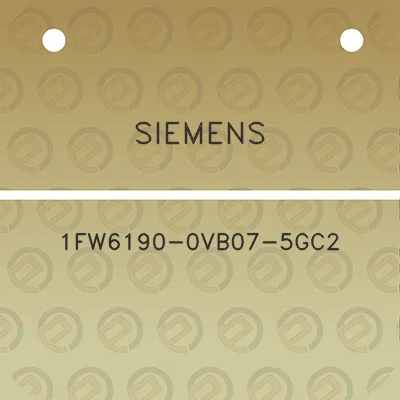 siemens-1fw6190-0vb07-5gc2