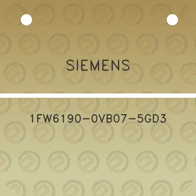 siemens-1fw6190-0vb07-5gd3