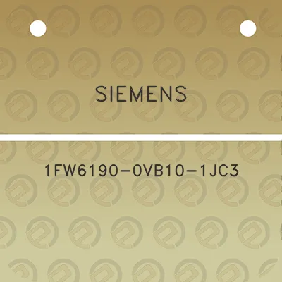 siemens-1fw6190-0vb10-1jc3