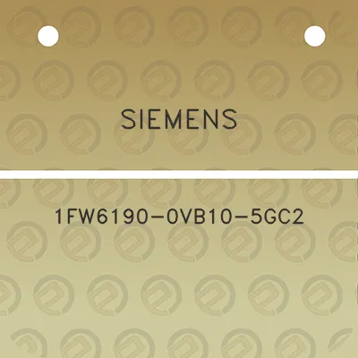 siemens-1fw6190-0vb10-5gc2