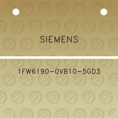 siemens-1fw6190-0vb10-5gd3