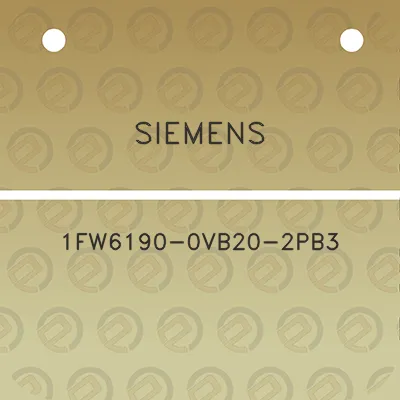 siemens-1fw6190-0vb20-2pb3