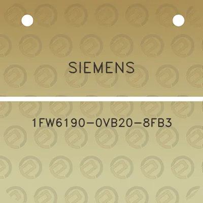 siemens-1fw6190-0vb20-8fb3