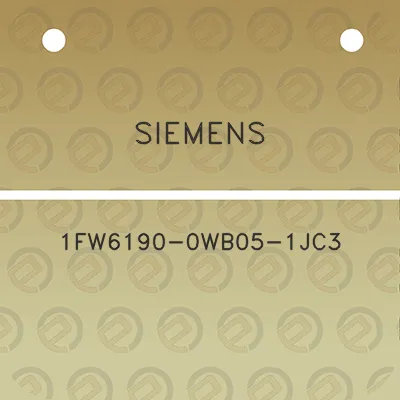 siemens-1fw6190-0wb05-1jc3