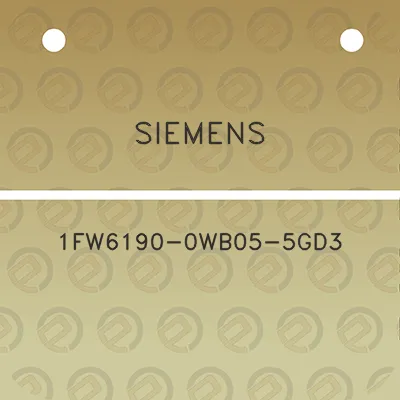 siemens-1fw6190-0wb05-5gd3