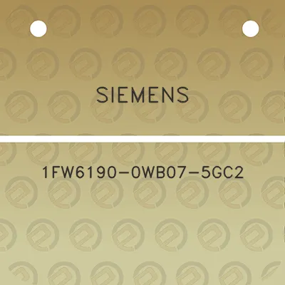 siemens-1fw6190-0wb07-5gc2