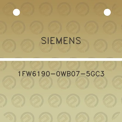 siemens-1fw6190-0wb07-5gc3