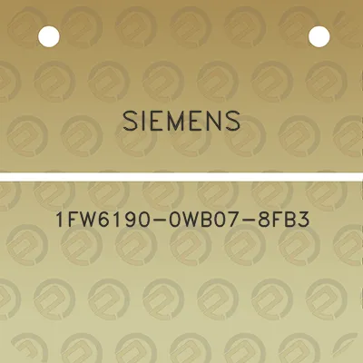 siemens-1fw6190-0wb07-8fb3