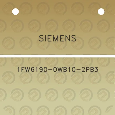 siemens-1fw6190-0wb10-2pb3