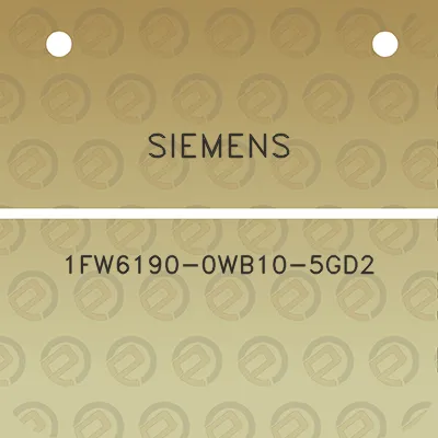 siemens-1fw6190-0wb10-5gd2