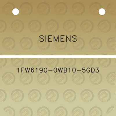 siemens-1fw6190-0wb10-5gd3