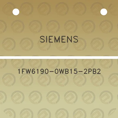 siemens-1fw6190-0wb15-2pb2