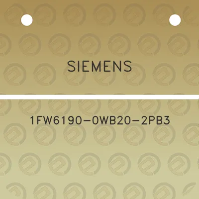 siemens-1fw6190-0wb20-2pb3