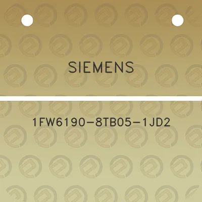 siemens-1fw6190-8tb05-1jd2