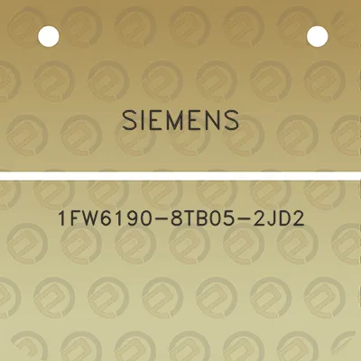 siemens-1fw6190-8tb05-2jd2