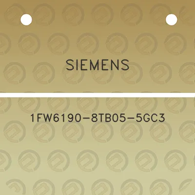 siemens-1fw6190-8tb05-5gc3