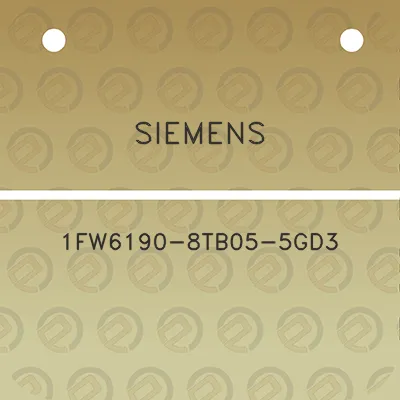 siemens-1fw6190-8tb05-5gd3