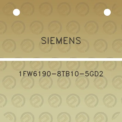 siemens-1fw6190-8tb10-5gd2