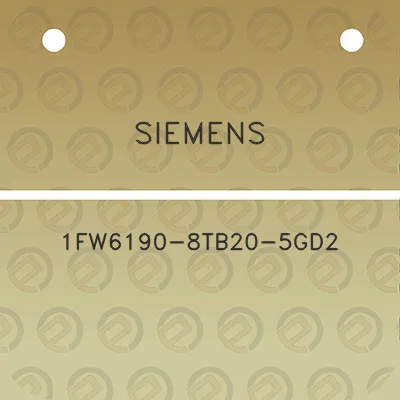 siemens-1fw6190-8tb20-5gd2