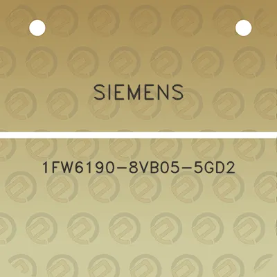 siemens-1fw6190-8vb05-5gd2