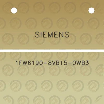 siemens-1fw6190-8vb15-0wb3