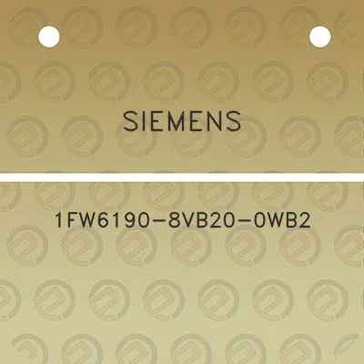 siemens-1fw6190-8vb20-0wb2