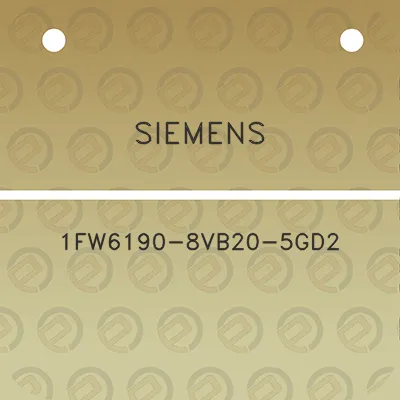 siemens-1fw6190-8vb20-5gd2