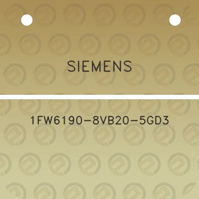 siemens-1fw6190-8vb20-5gd3