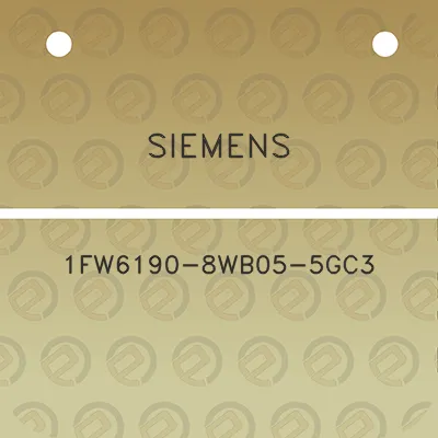 siemens-1fw6190-8wb05-5gc3