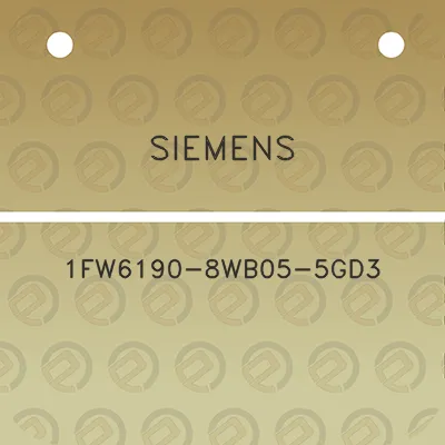 siemens-1fw6190-8wb05-5gd3