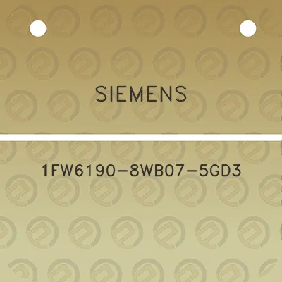 siemens-1fw6190-8wb07-5gd3