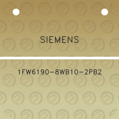 siemens-1fw6190-8wb10-2pb2