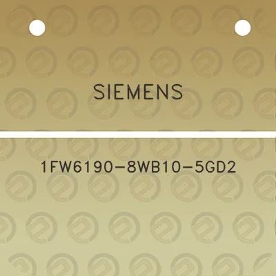 siemens-1fw6190-8wb10-5gd2