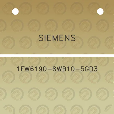 siemens-1fw6190-8wb10-5gd3