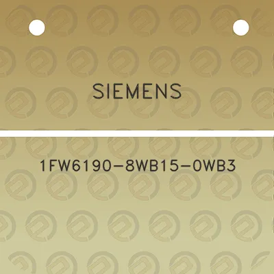 siemens-1fw6190-8wb15-0wb3