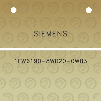 siemens-1fw6190-8wb20-0wb3