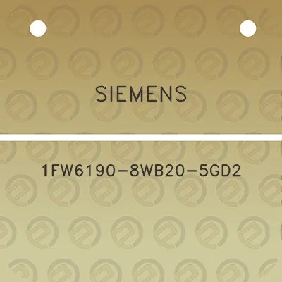 siemens-1fw6190-8wb20-5gd2