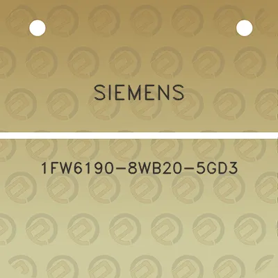 siemens-1fw6190-8wb20-5gd3