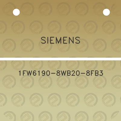 siemens-1fw6190-8wb20-8fb3